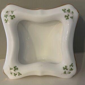 Royal Tara Fine Bone China Small Frame with Shamrocks & Gold Trim Made in Galway